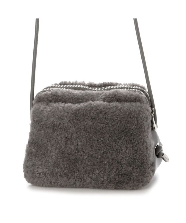 UNBILLION カシュカシュ cachecache / フェイクボアミニショルダー GY