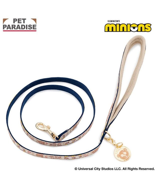 PET PARADISE ミニオン リード 《チェック柄》 ＳＳ～Ｓ ベージュ