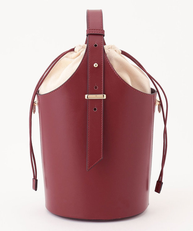 23区 バケツショルダー バッグ レッド系