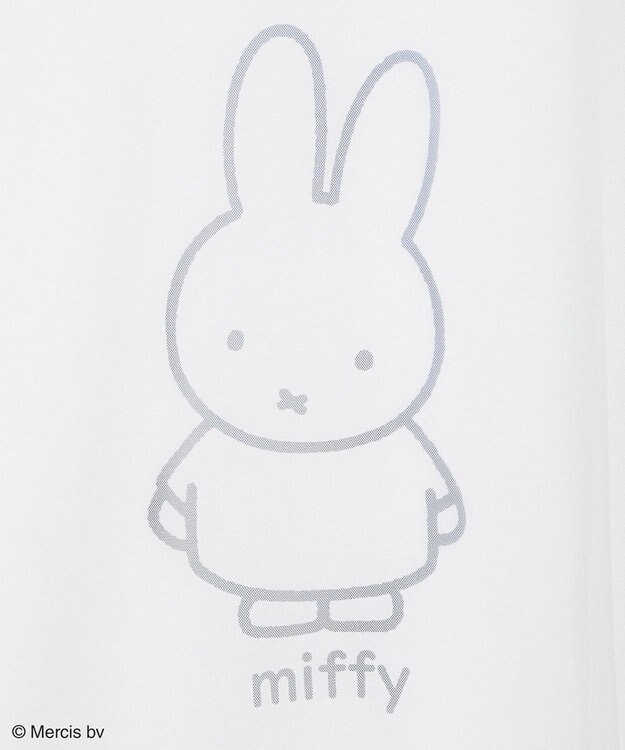 Green Parks ｍｉｆｆｙ／チュールドッキングプリントＴシャツ Off White