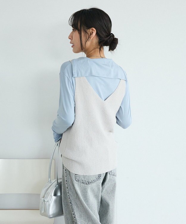 CRAFT STANDARD BOUTIQUE 前後2WAY/ミニブークレベスト Light Gray