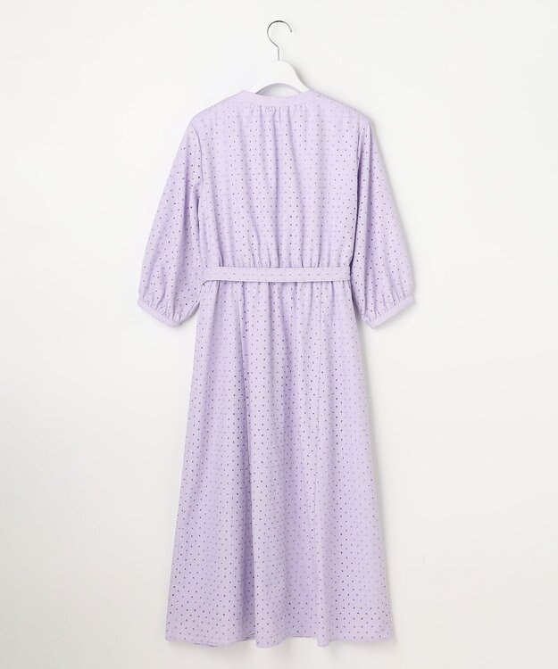 ANY SIS エンブロイダリー ワンピース ラベンダー