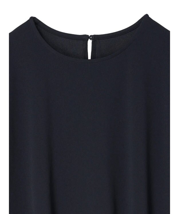 CRAFT STANDARD BOUTIQUE ８分丈ウエストタックオールインワン Navy