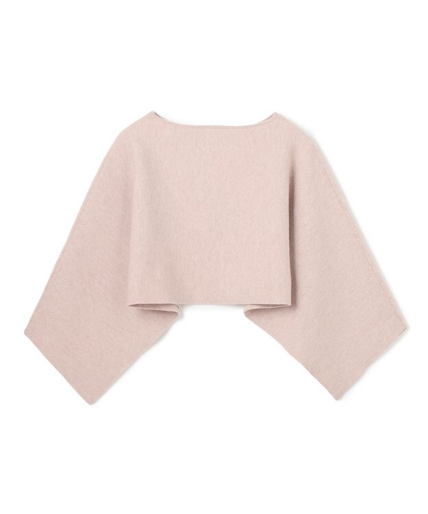 BEIGE， CHICORA / プルオーバーウールニットケープ Taupe