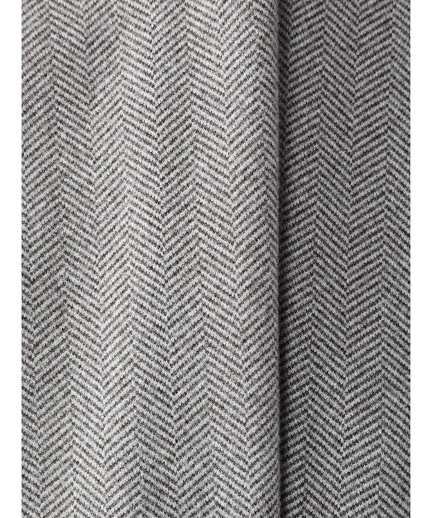 Green Parks 柄圧縮ポンチＩラインスカート Herringbone