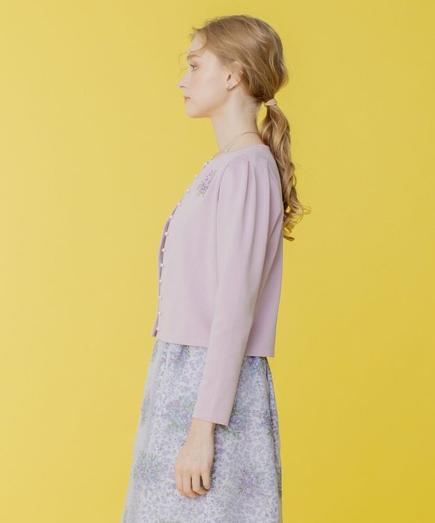 TOCCA 【洗える！】MINOSA KNIT カーディガン ラベンダー系