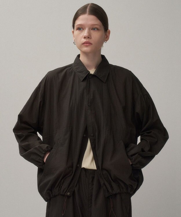 ATON SUPER LIGHT NYLON | コーチジャケット BROWN