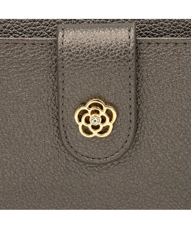 CLATHAS ココル 財布機能付ショルダーバッグ ガンメタ