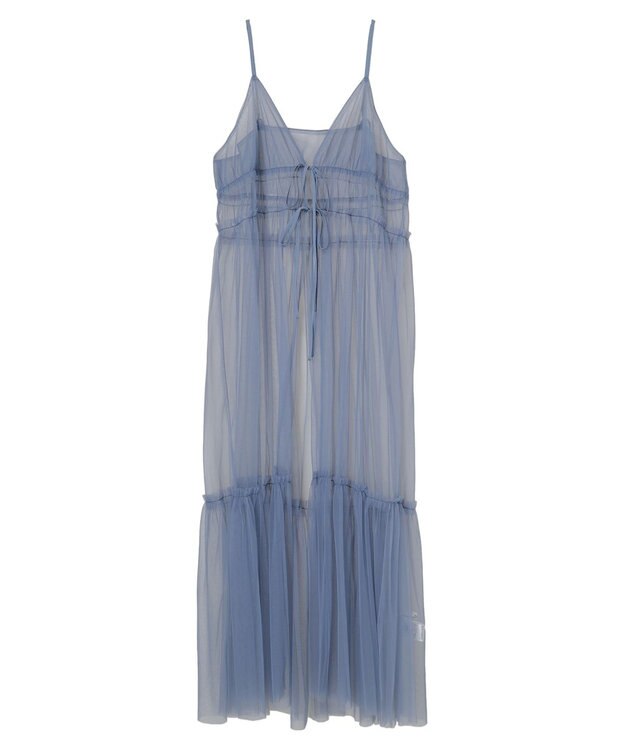 Green Parks ・ＥＬＥＮＣＡＲＥ　ＤＵＥ　２ｗａｙチュールキャミワンピ Blue