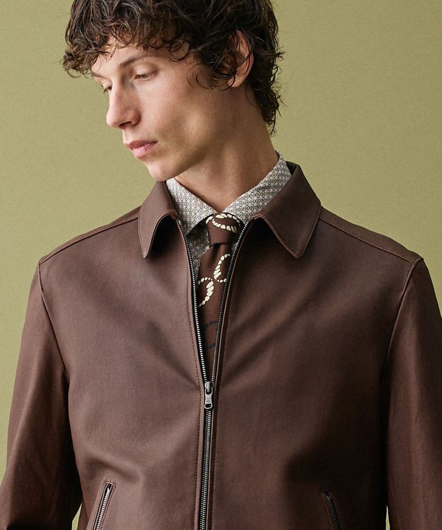 JOSEPH ABBOUD 【イタリア製】ビッグチェーン ネクタイ ダークブラウン系7