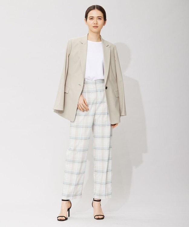 ICB L 【洗える】 ベーシック Tシャツ オフホワイト系