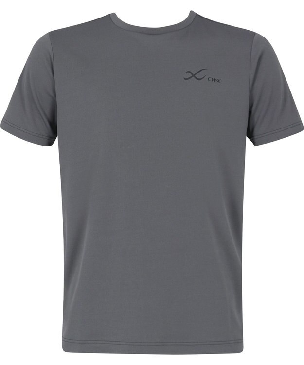 CW-X 【UNISEX】 CW-X トップス Ｔシャツ 半袖 3分袖 Ｕネック メッシュ素材 UVカット率90%以上(本体) ユニセックス DLR195 /ワコール ダークブラウン