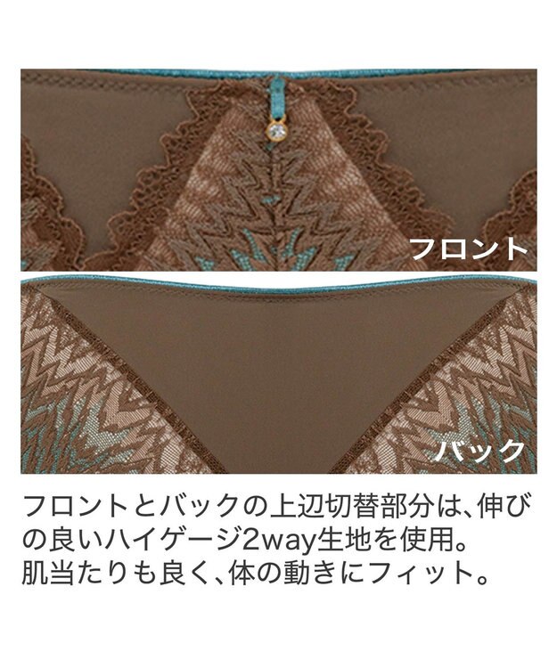 BRADELIS New York 【BRADELIS New York】　ウェンディスタイルパンティ23S1 ブラウン