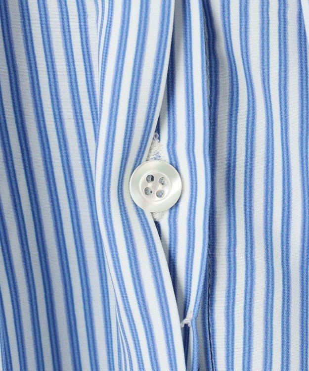 組曲 【WEB限定】ライトデシン フリル襟ブラウス ブルーストライプ系5