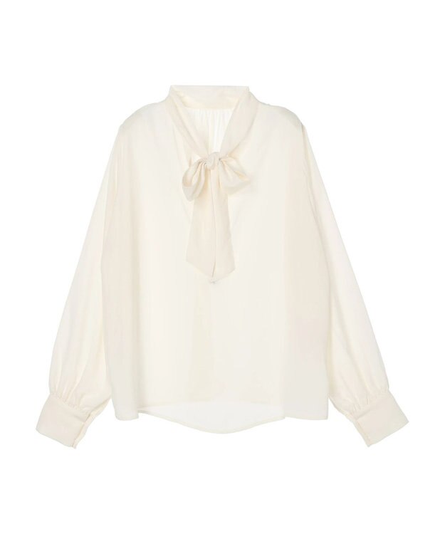 earth music&ecology ２ＷＡＹボウタイブラウス Ivory