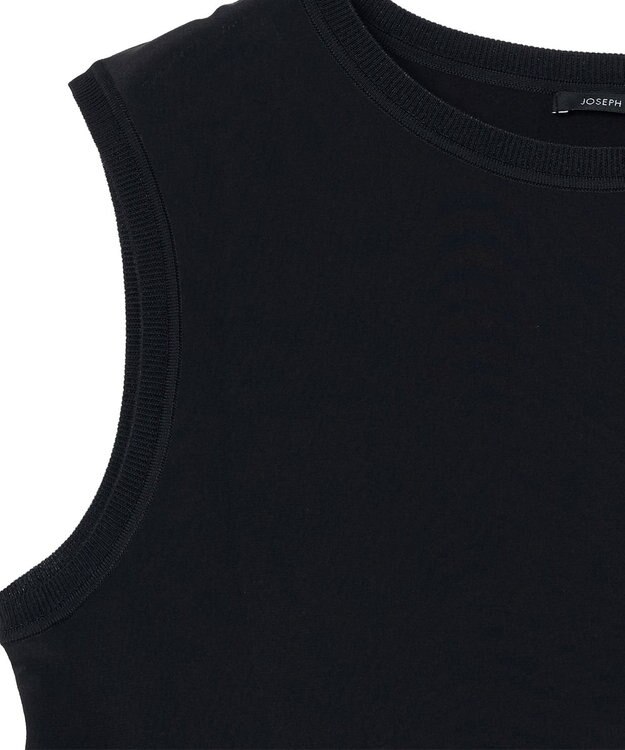 JOSEPH 【FOUNDATIONS】クレープドソワ　ノースリーブ Black