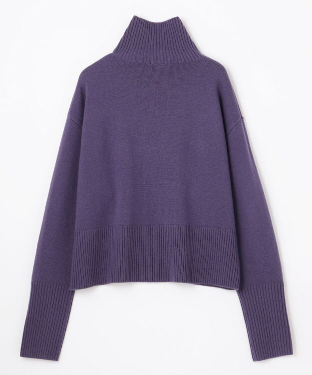 NAVE ウールカシミヤ ハイネック ライラック系