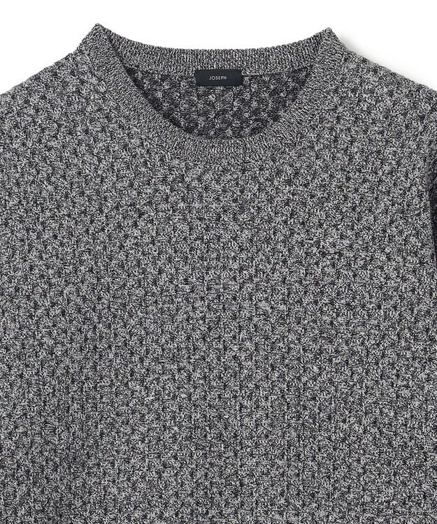 JOSEPH HOMME 【イージーケア】 ヴィスコースリンクス　クルーネックニット ライトグレー系