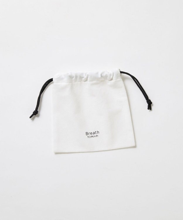 TOPKAPI 【Breath TOPKAPI】DUAL デュアル シュリンクレザー バイカラー 三つ折り 財布　薄型 / 軽量 グレージュ