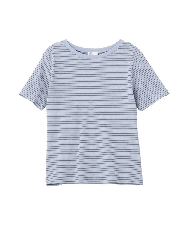 CRAFT STANDARD BOUTIQUE 2点セット/ボーダーキャミ+Tシャツ Light Blue