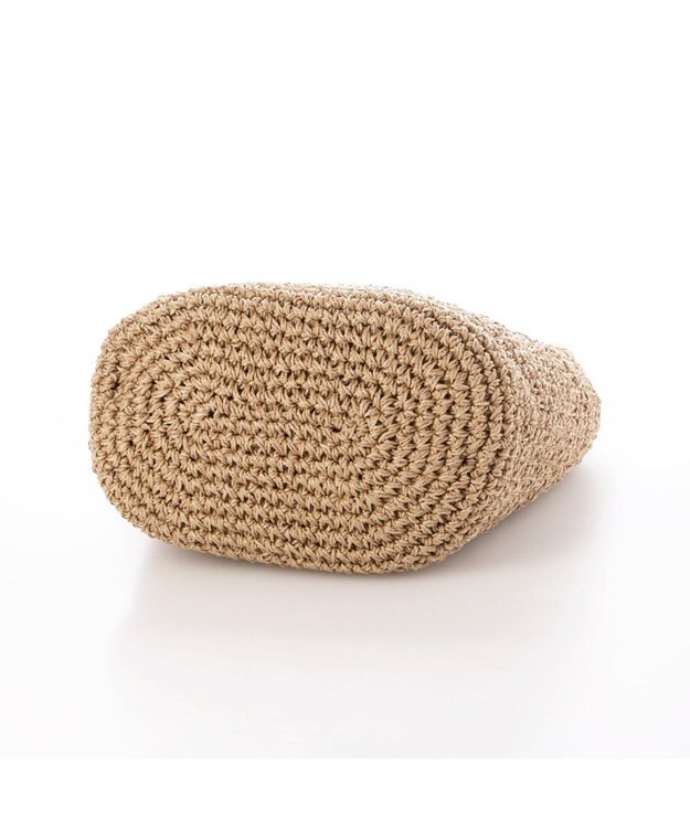 UNBILLION カシュカシュ cachecache / リボンハンドルクロッシェミニトート GY