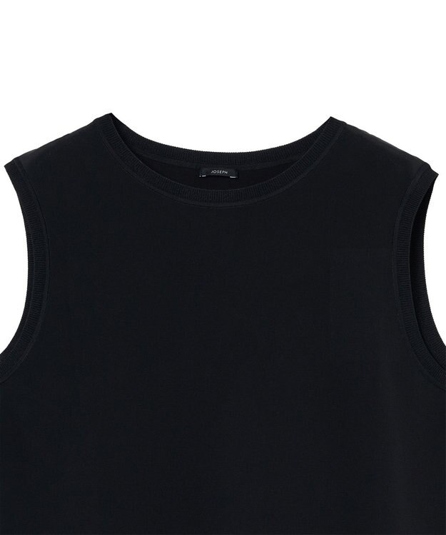 JOSEPH 【FOUNDATIONS】クレープドソワ　ノースリーブ Black