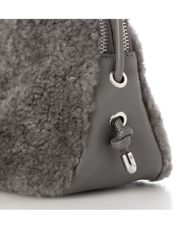 UNBILLION カシュカシュ cachecache / フェイクボアミニショルダー GY