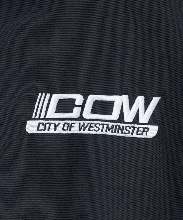 WEGO ナイロンフードシェルブルゾン ブラック