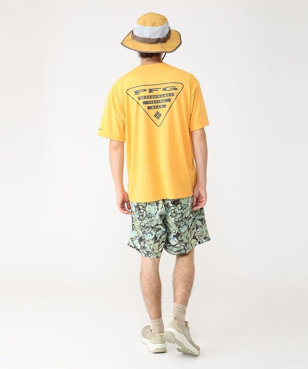 Columbia Columbia/ ディスペアベイオムニフリーズゼログラフィックショートスリーブTシャツ /コロンビア Summer Orange