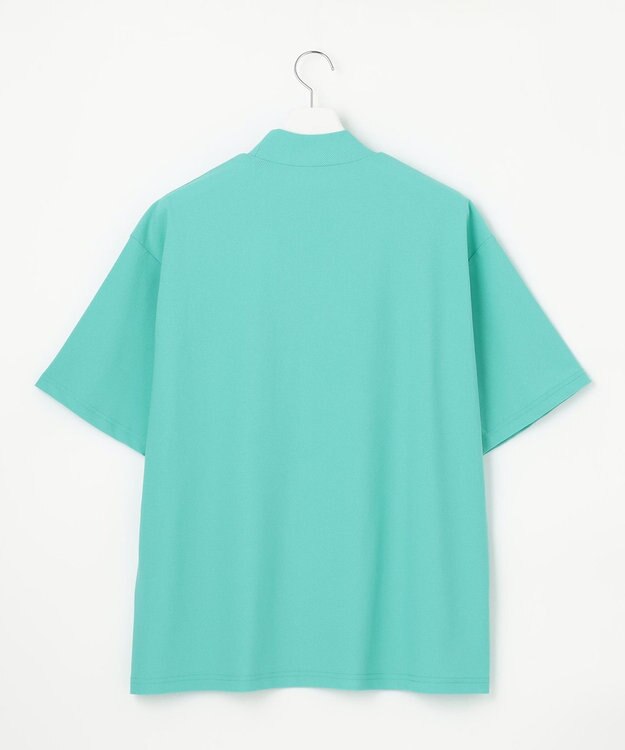 23区GOLF 【23Fondation/MEN】ストレッチメッシュ モック スカイブルー系