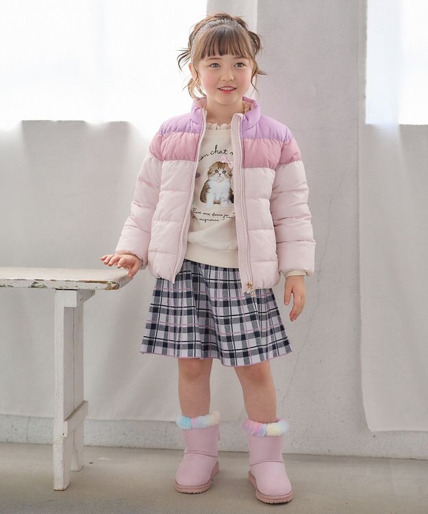 ANY KIDS フォトネコ 裏毛 トレーナー エクリュ