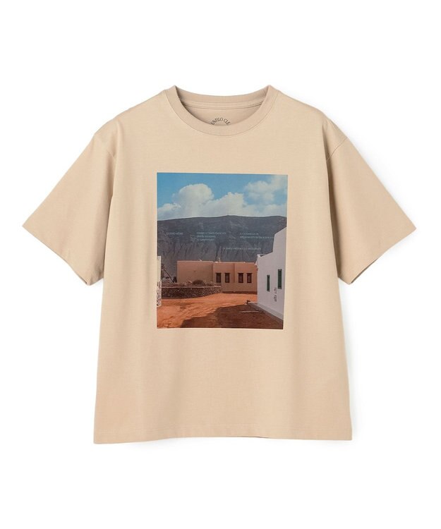 UNFILO CLEAN-Tee ベージュ/建物