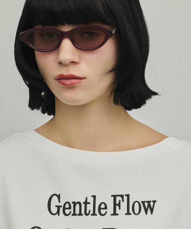 GRACE CONTINENTAL ルーズロゴTシャツ ホワイト