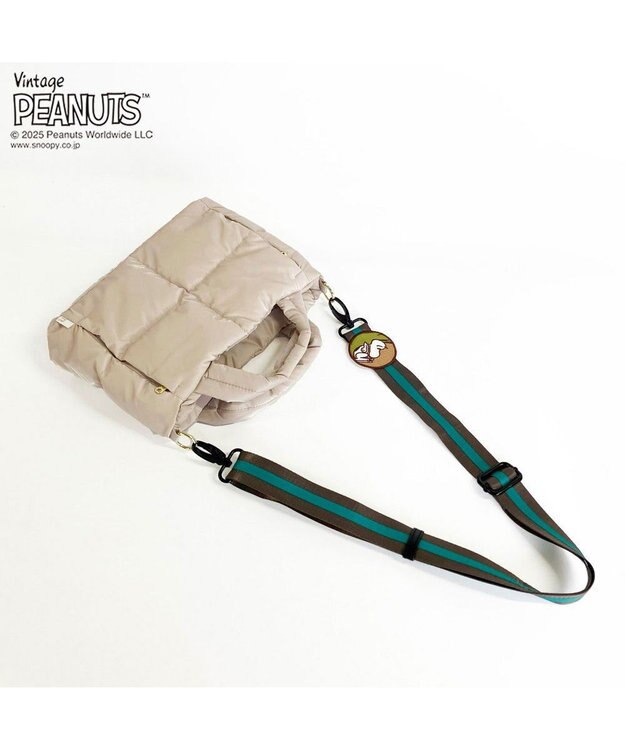 ROOTOTE 8440【スヌーピー】IP.WR.ストラップ.ピーナッツ-0G 03：チャコール