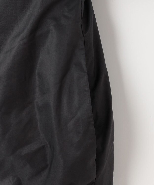 組曲 【組曲×setsuko sagittaire】2WAY シューリボンダウンコート ブラック系