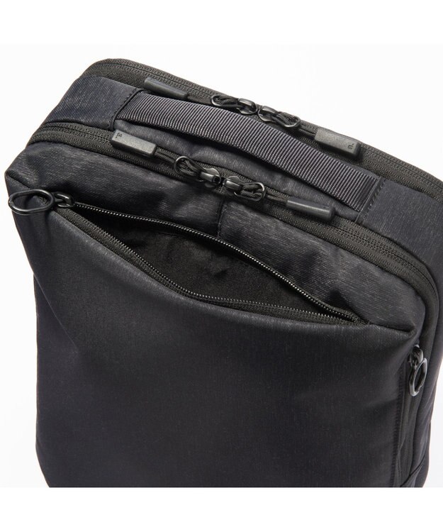 ACE BAGS & LUGGAGE ace. エース ハンスリーSDH ショルダーバッグ ボディバッグ A4ファイル 杢調生地  67794 ブラック