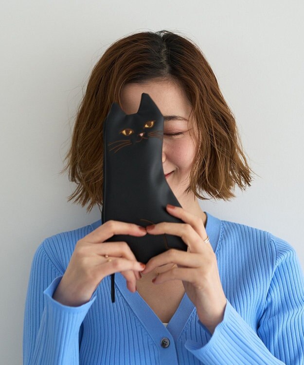 YECCA VECCA 【because】PUお出かけキャットミニ Black