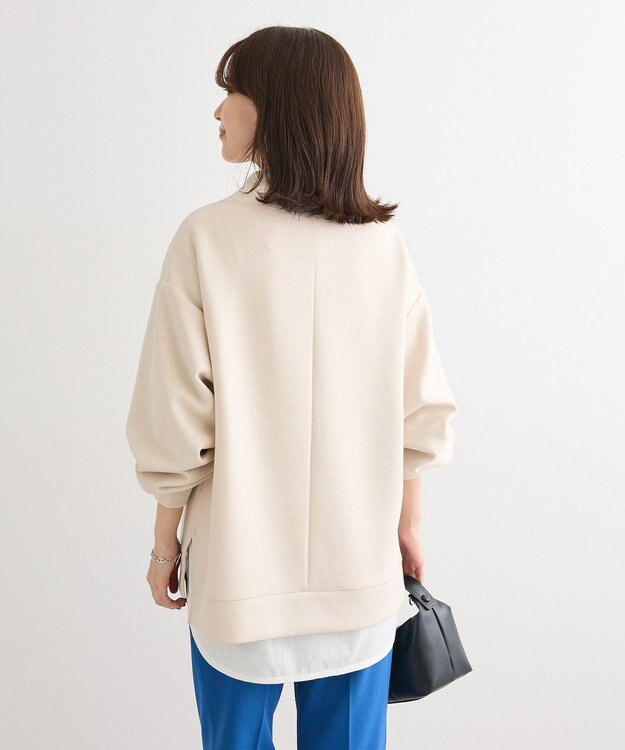 Green Parks ダンボール抜け衿プルオーバー Light Beige