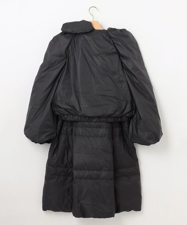 組曲 【組曲×setsuko sagittaire】2WAY シューリボンダウンコート ブラック系