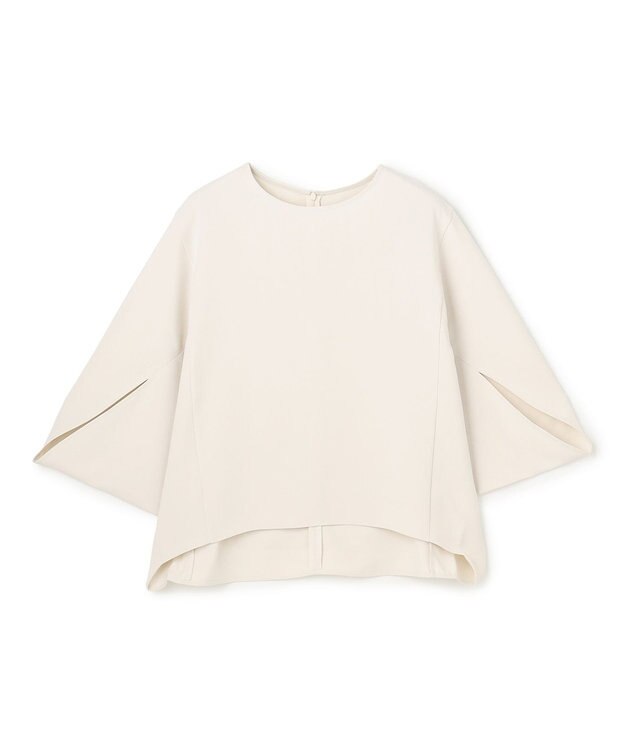 UNFILO ジョーゼット ドルマンプルオーバー グレージュ