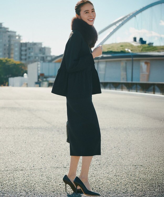 23区 リアルファー ティペット ブラウン系