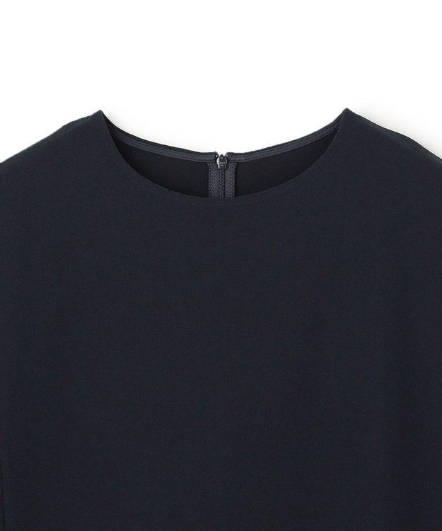 UNFILO ジョーゼット ドルマンプルオーバー ネイビー