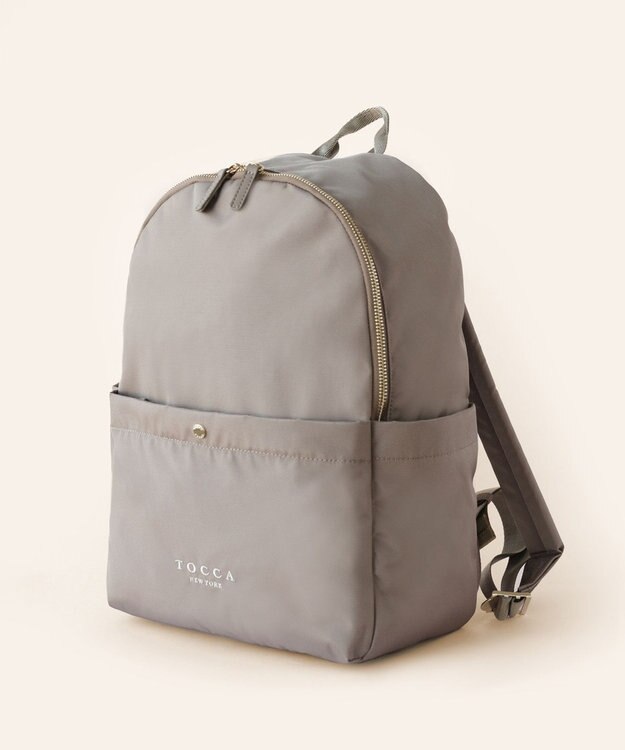 TOCCA 【WEB＆一部店舗限定・A4サイズ対応・撥水・サスティナブル素材】SALTO BACKPACK バックパック ベージュ系