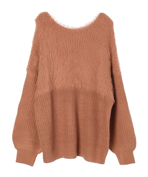 Green Parks ・Ｐｅｔｉｔ　Ｆｌｅｕｒ　シャギーキリカエニット Orange