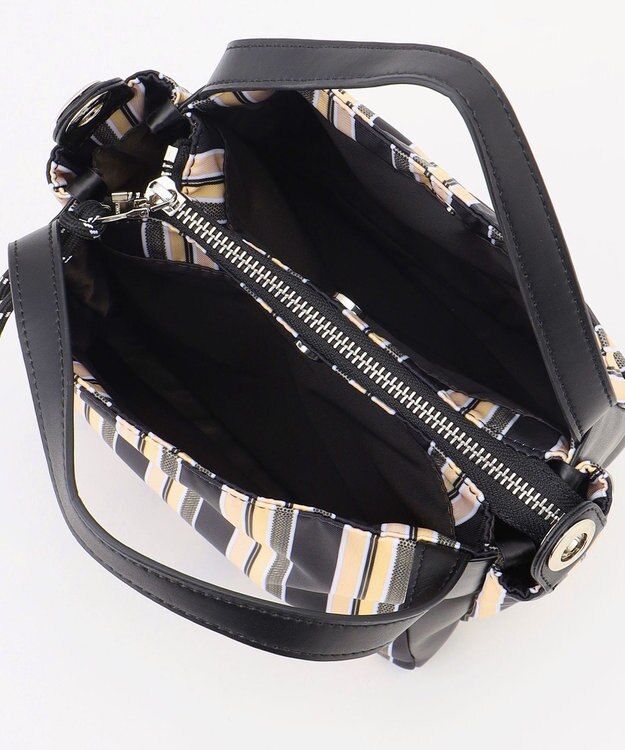 Y'SACCS マルチストライプ すっきりトート Sサイズ ブラック