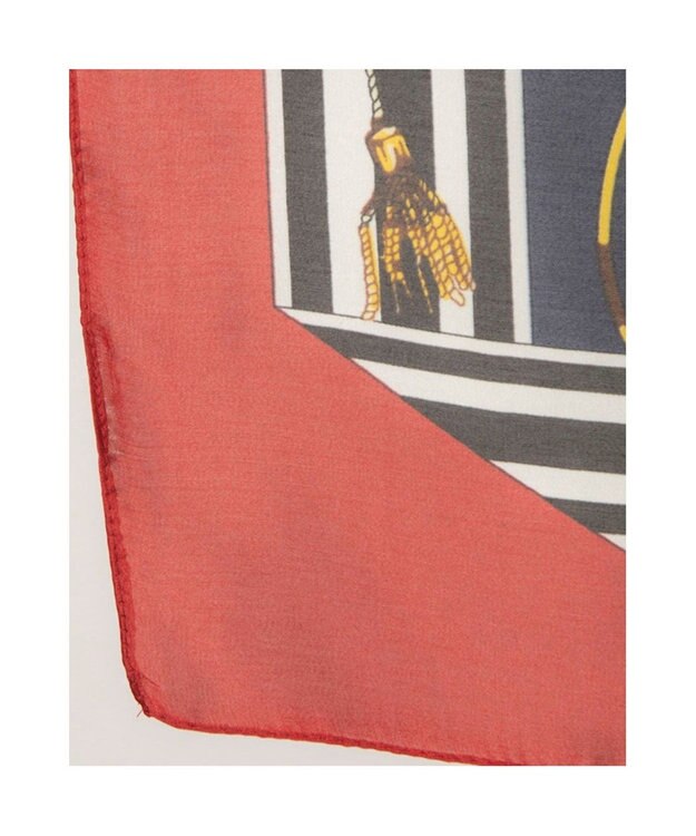 UNBILLION カシュネ cache nez / チェーン柄スカーフ レッド