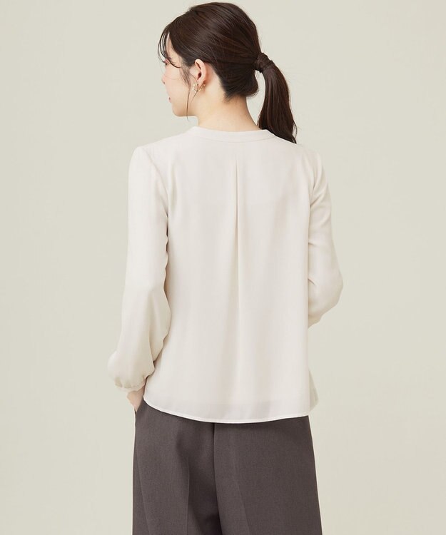 ANY SIS 【WEB・一部店舗限定】エニポカシリーズ ブラウス アイボリー