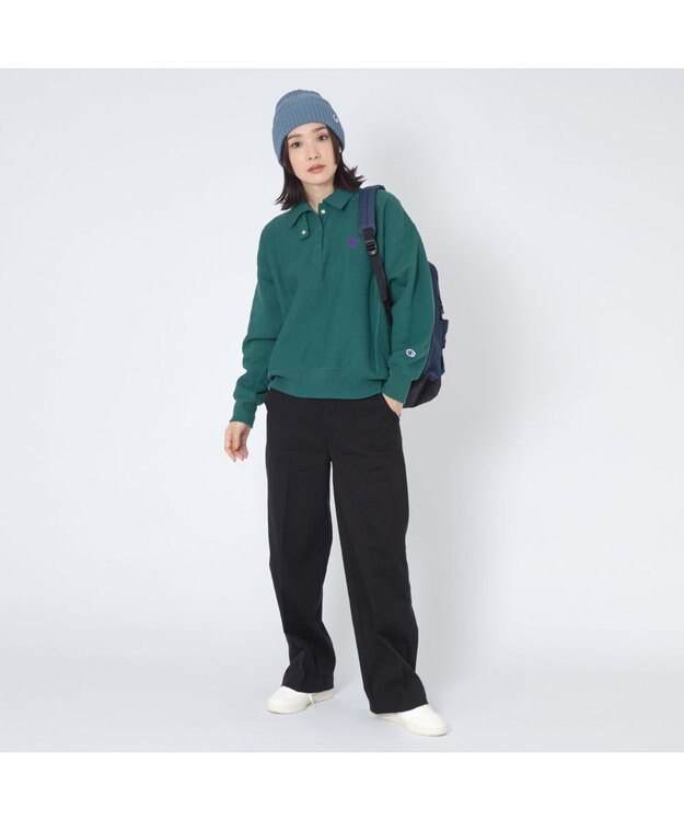 林八百吉商店 Champion ニット ブルー