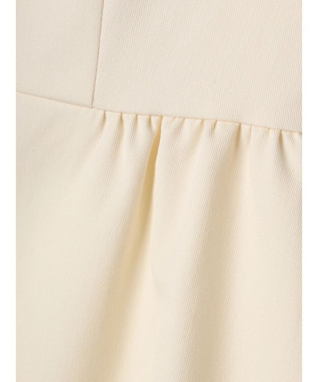 earth music&ecology ペプラムジレ Ivory