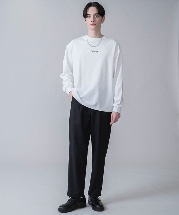 WEGO AIRFUNCTIONシンプルロゴT（LS） ホワイト